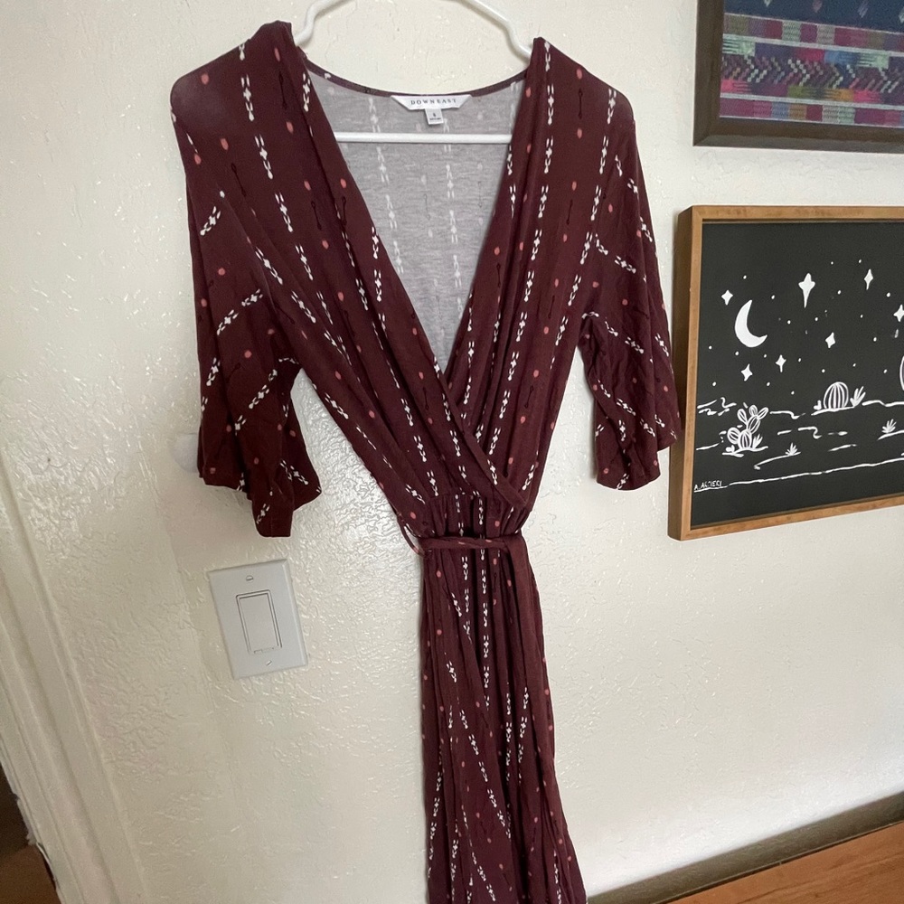 Faux wrap dress